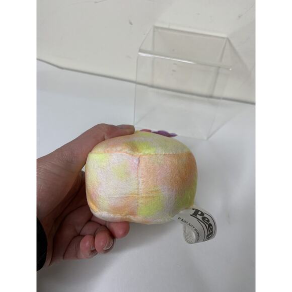 Peeps Plush Rabbit Tie-Dye Peace Pastel Flowers 5.5" Mini Stuffed Animal 2022 - Picture 6 of 8